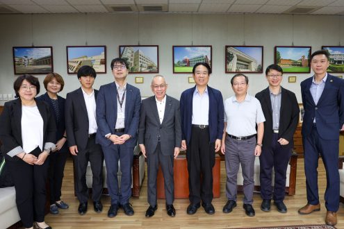 日本鹿兒島縣藤本德昭副知事受我國教育部邀請訪台，今13日率領代表團一行3人蒞臨本校交流-scaled
